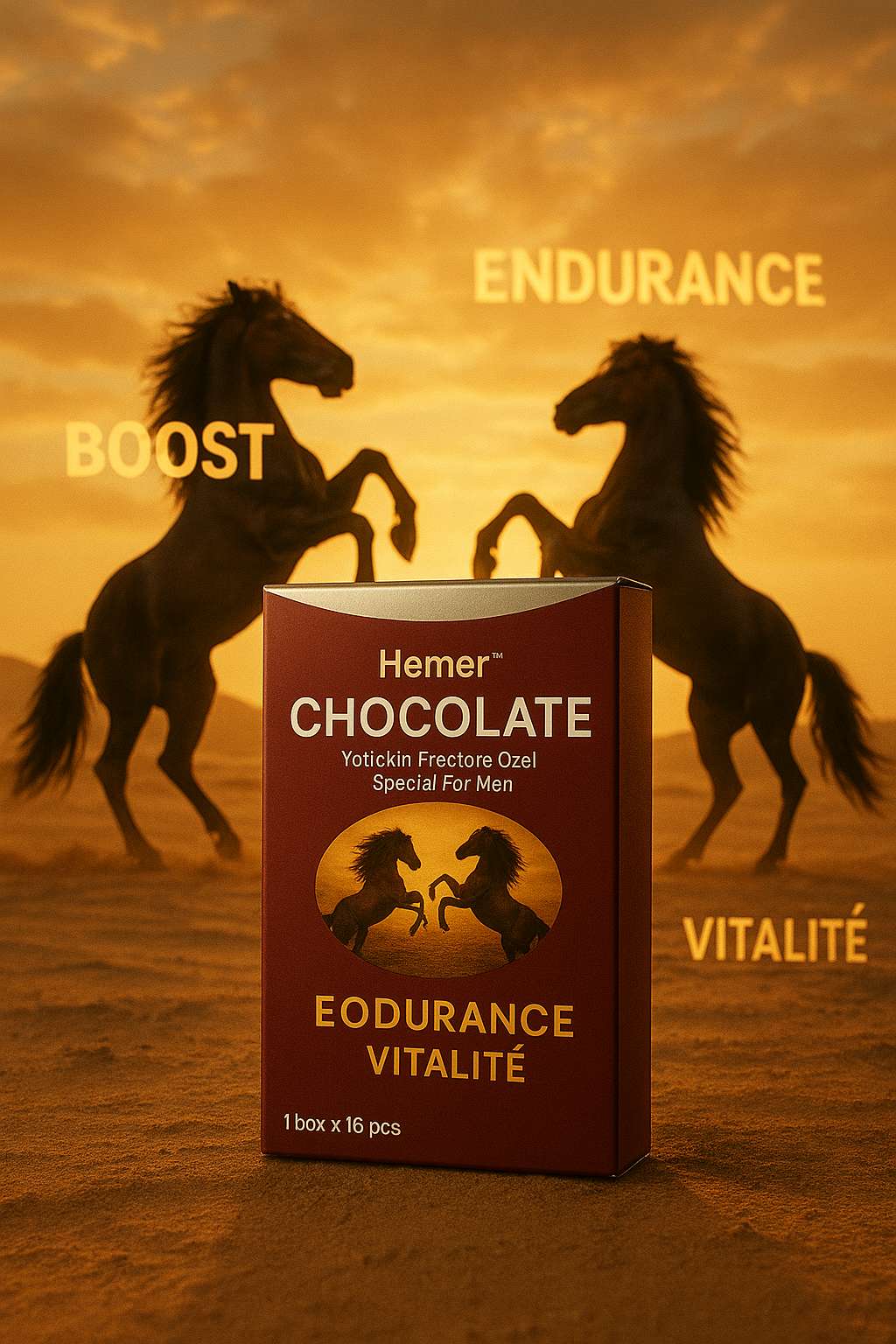 Chocolat boost pour homme