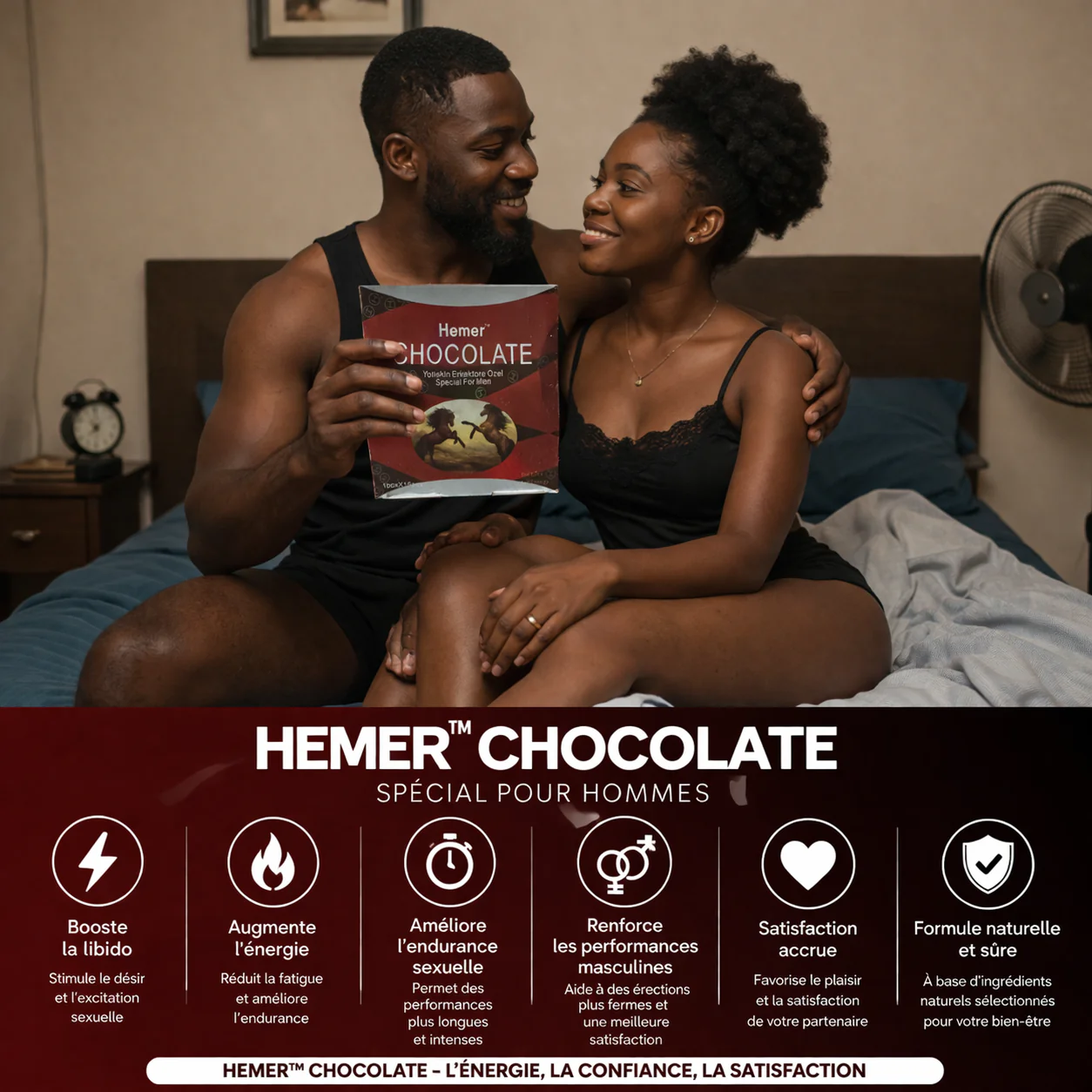 Chocolat boost pour homme